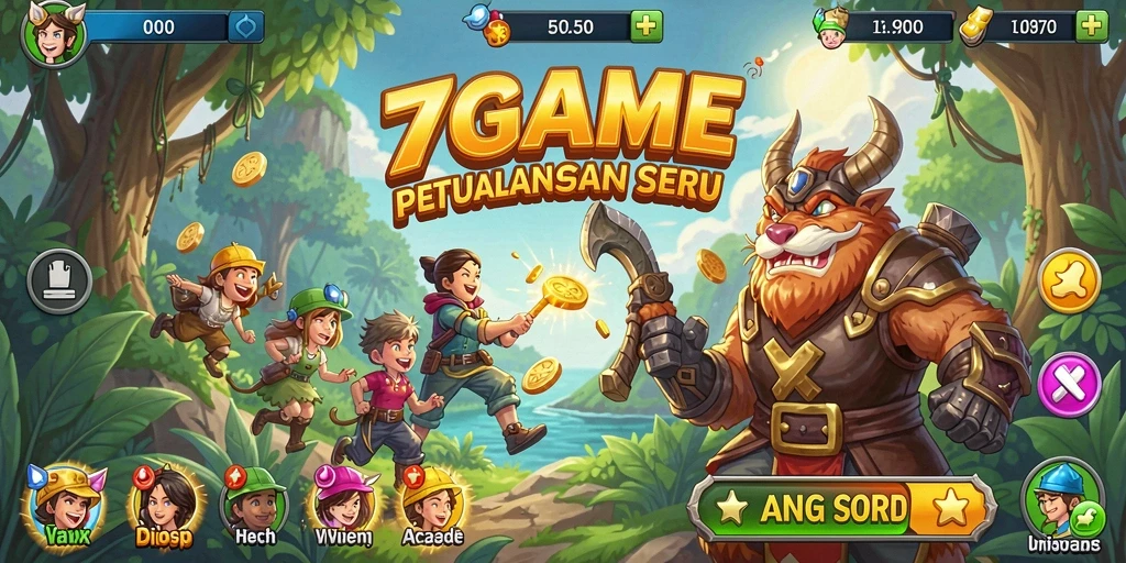 Gameplay seru dan menegangkan di 7GAME dengan berbagai tantangan.