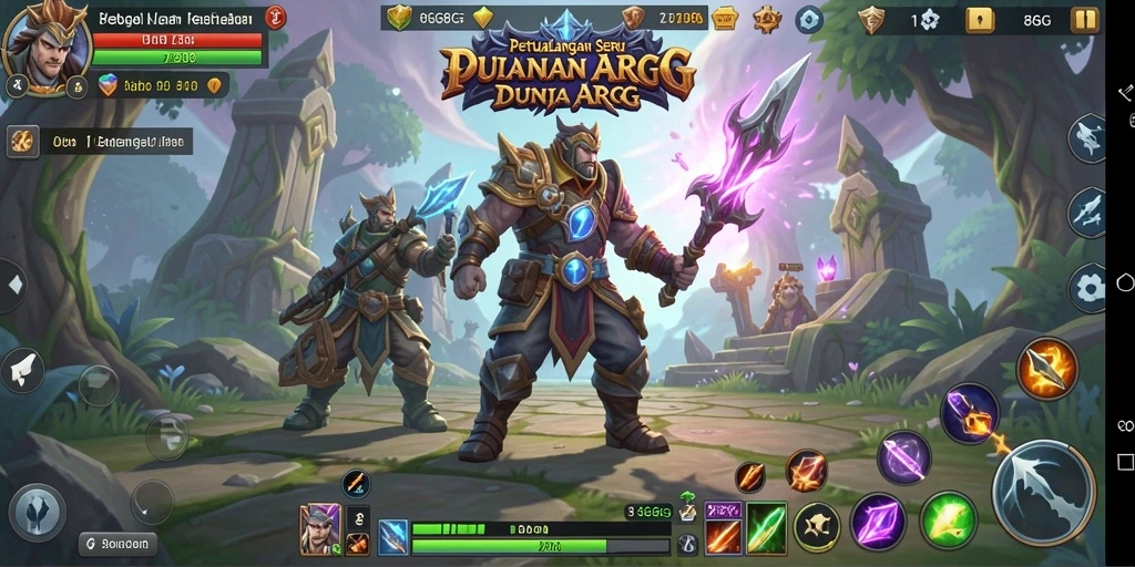 Gameplay seru di dunia fantasi ARPG 8G8G.