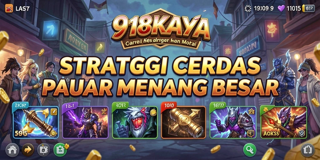 Tampilan gameplay <strong>918KAYA</strong> yang menampilkan strategi dan pertarungan yang intens.