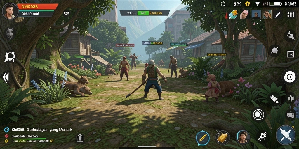 Screenshot DMD686 menunjukkan momen gameplay yang mendebarkan.