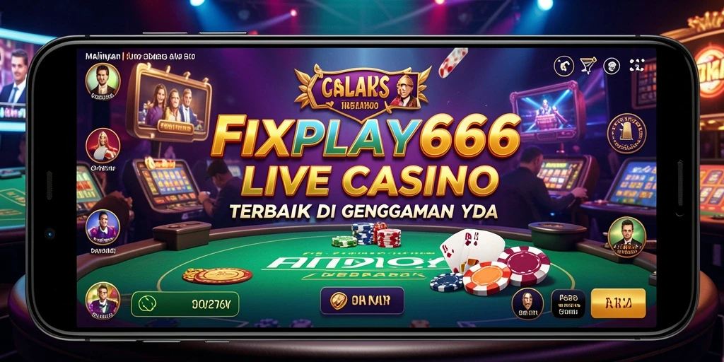 Gameplay mendebarkan FIXPLAY666 dengan dealer langsung.