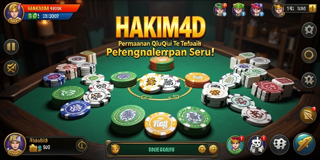 Gameplay mendebarkan dalam HAKIM4D menunjukkan serunya bermain QiuQiu.
