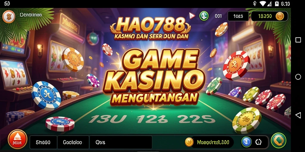 Tangkapan layar HAO788 menunjukkan gameplay menegangkan dan menarik di Kasino.