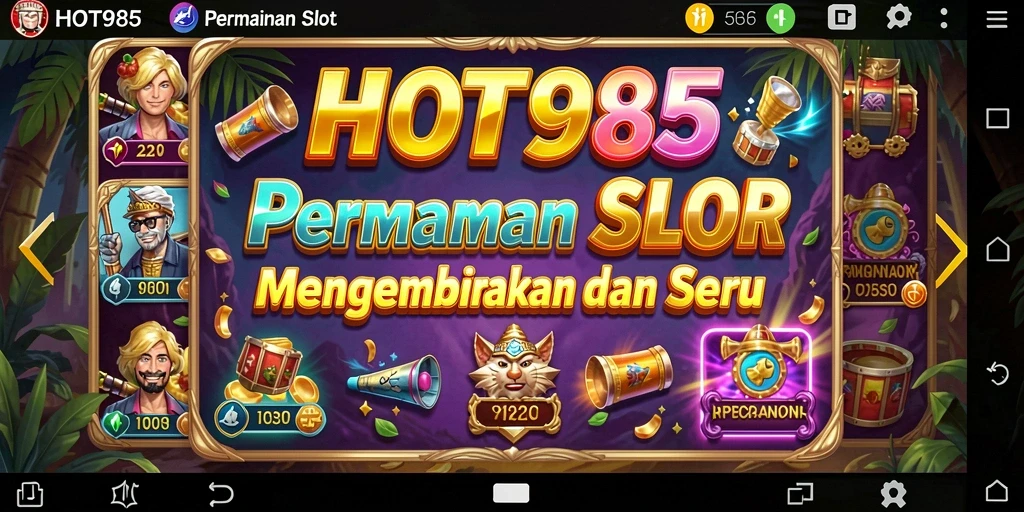 Gameplay seru dan berwarna dari permainan Slot HOT985.