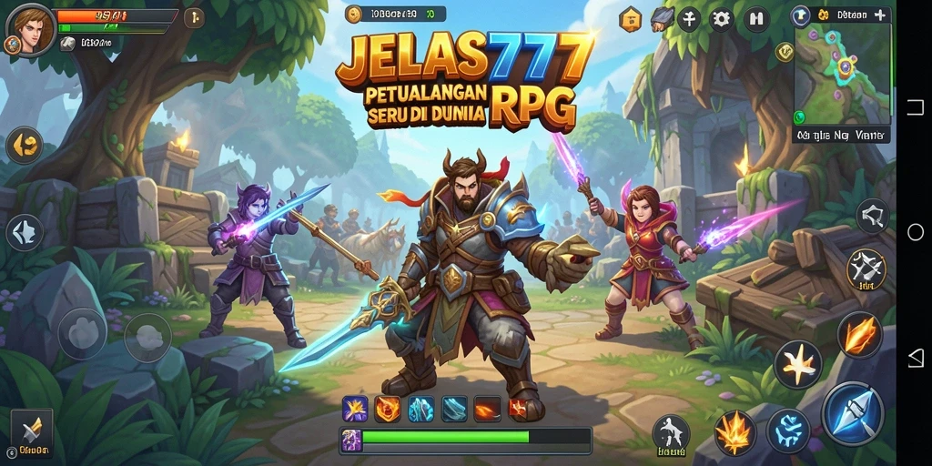 Screenshot menampilkan aksi seru dalam gameplay JELAS777.