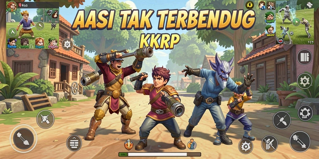 Tampilan gameplay KKRP yang intens dan mendebarkan.