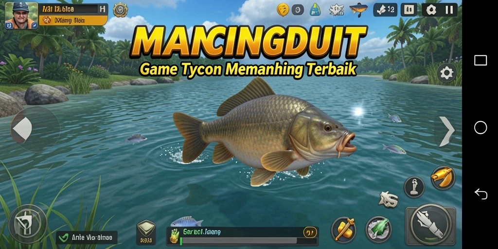 Gameplay Tycoon yang menarik dalam MANCINGDUIT.