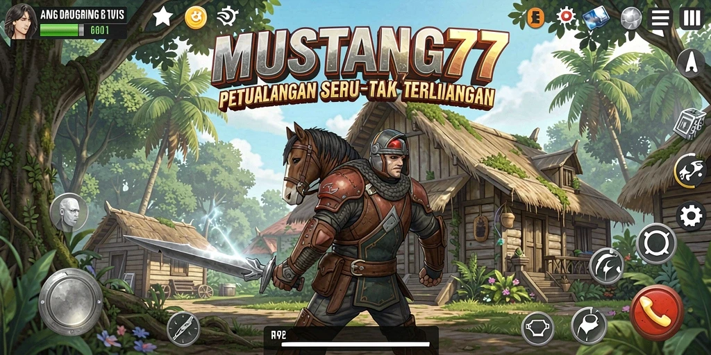 Screenshot gameplay MUSTANG77 menampilkan aksi seru dalam petualangan.