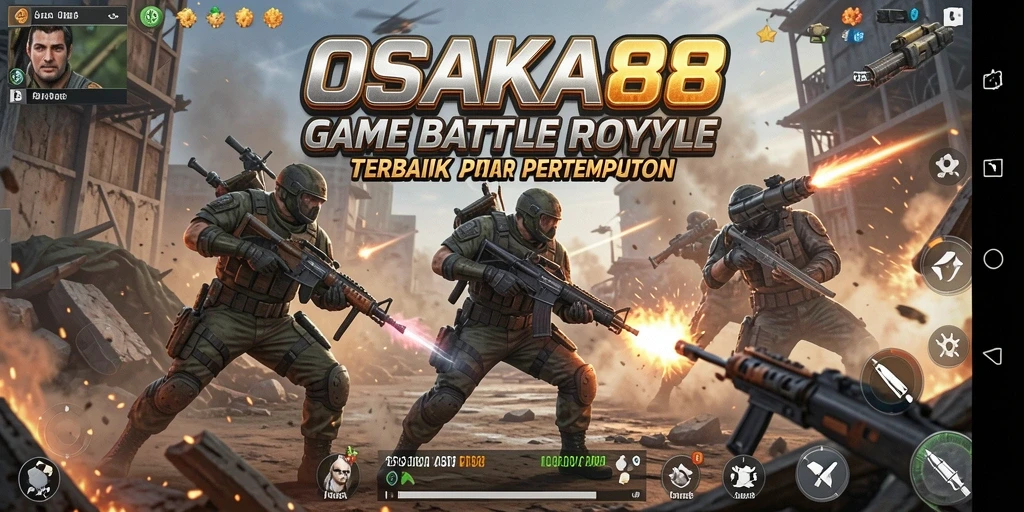Gameplay OSAKA88 yang mendebarkan dalam pertempuran Battle Royale.