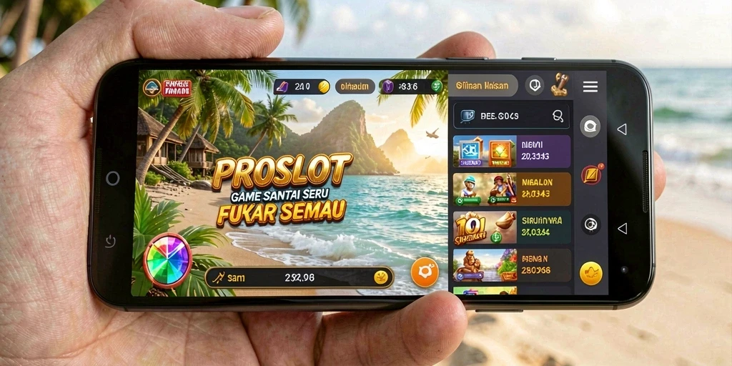 Screenshot utama PROSLOT menunjukkan gameplay slot yang seru dan interaktif.