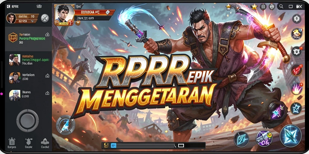 Gameplay RPRR yang mendebarkan dalam pertarungan Fighting.