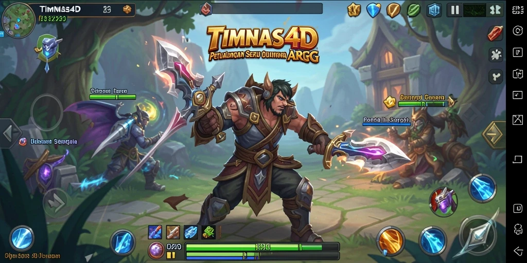 Gambaran mendebarkan dari gameplay TIMNAS4D yang menampilkan aksi seru.