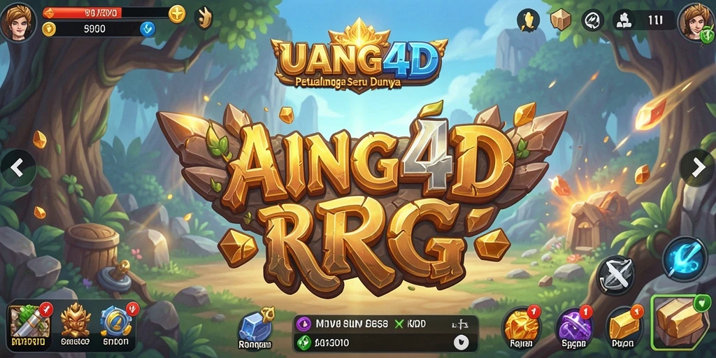 Tangkapan layar UANG4D menampilkan aksi pertarungan epik di dunia RPG.