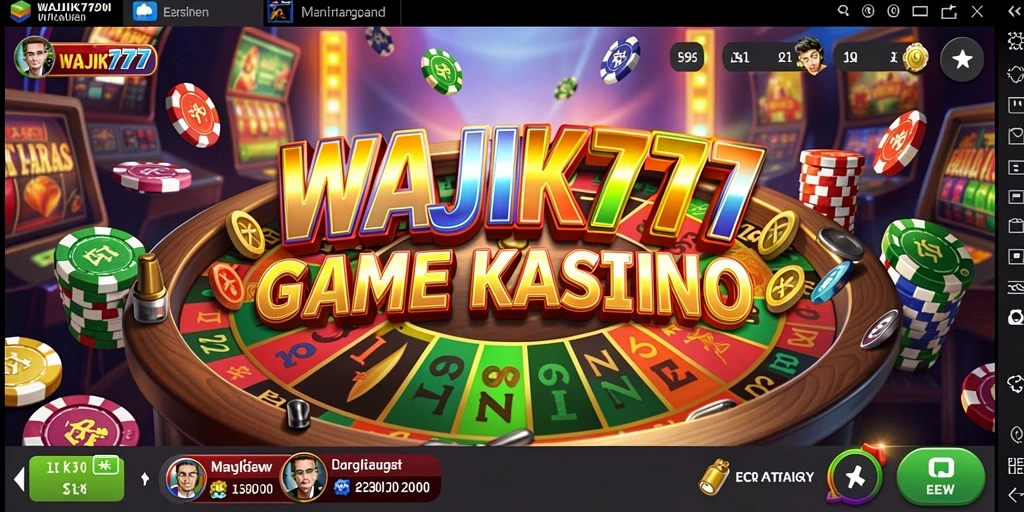 Screenshot utama WAJIK777 menampilkan gameplay menarik dan interaksi pemain.