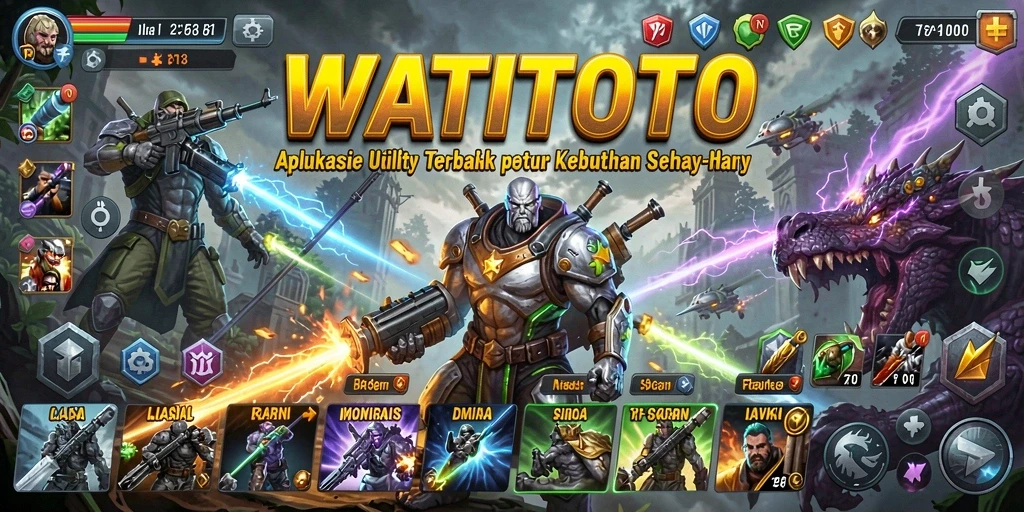 Tampilan antarmuka utama WATITOTO yang intuitif dan user-friendly.