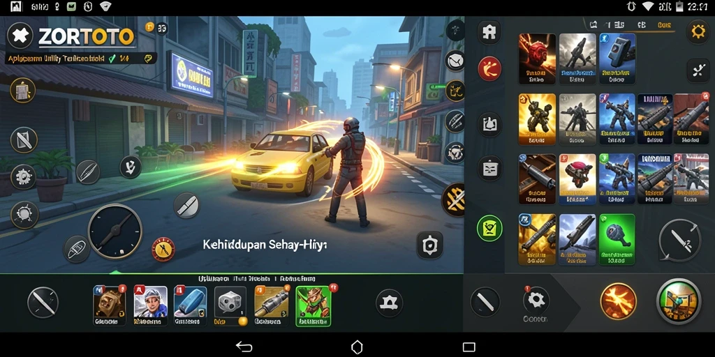 Tampilan antarmuka ZORTOTO yang user-friendly dan intuitif.